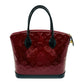LOUIS VUITTON Lock-it PM Vernis Handbag M90251 Red