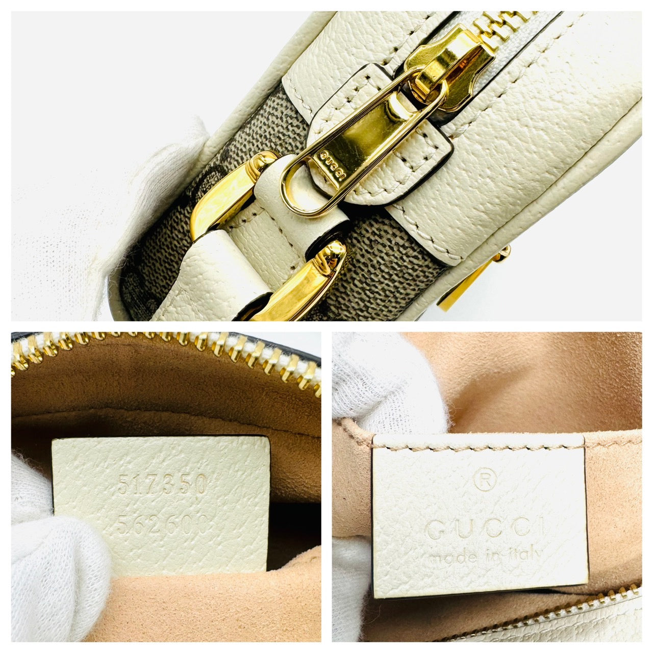 GUCCI Offdia Shoulder Bag Leather