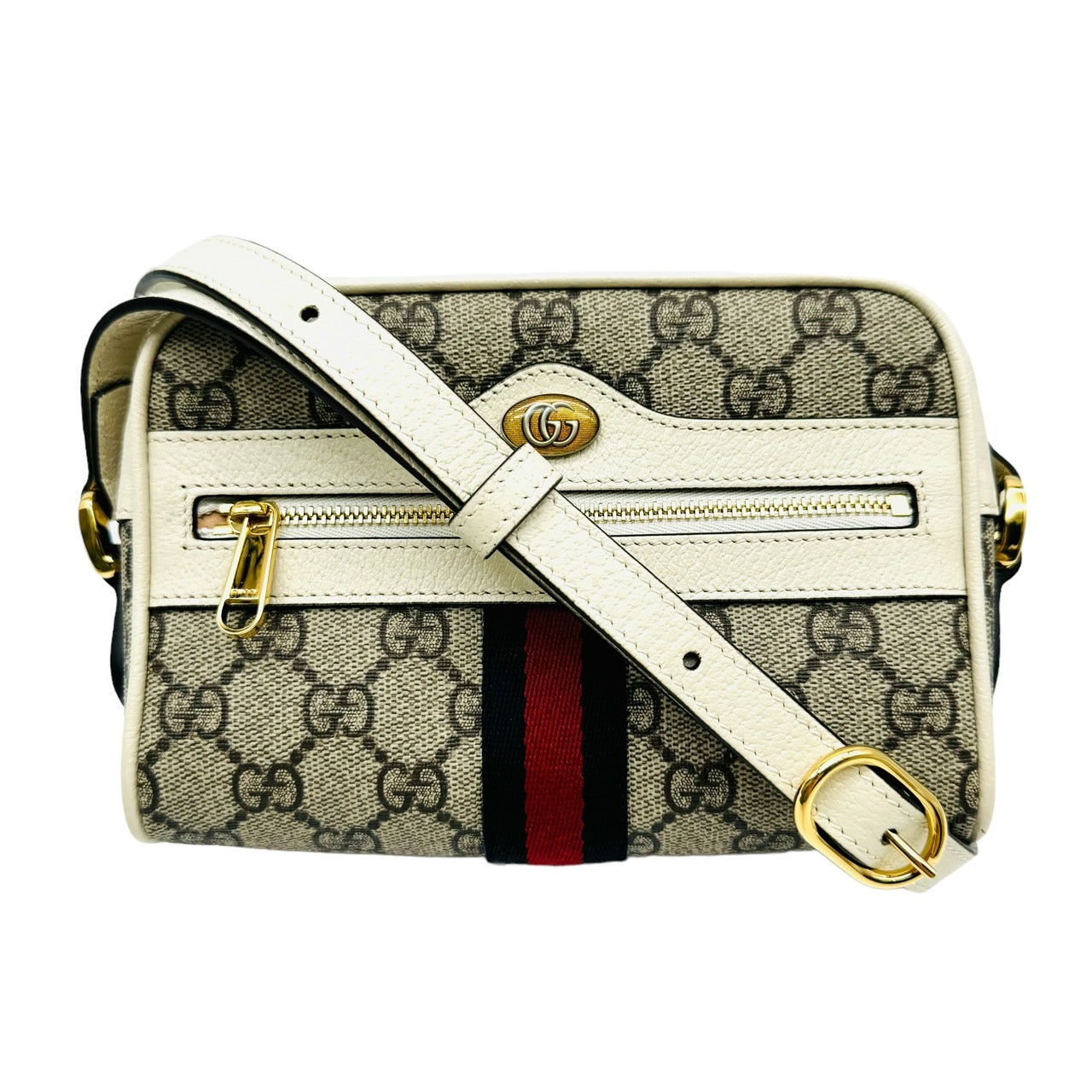 GUCCI Offdia Shoulder Bag Leather