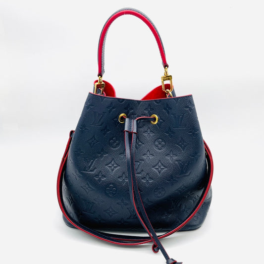 LOUIS VUITTON Amplant Neo Noe Leather Navy