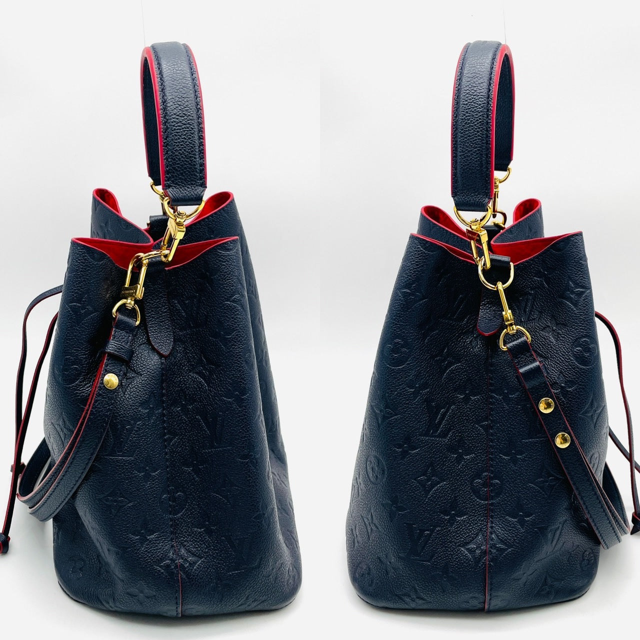 LOUIS VUITTON Amplant Neo Noe Leather Navy