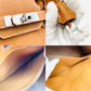 HERMES Birkin 30 Stamped □N Silver Hardware Brown