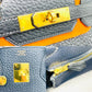 HERMES Birkin 30 handbag □H Togo leather Blue Ocean