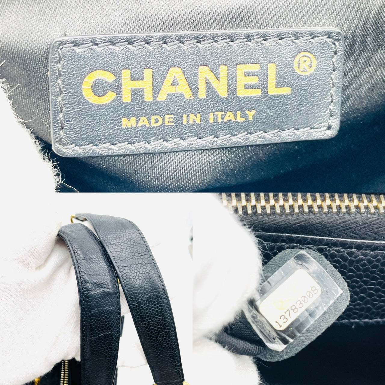 CHANEL GST Tote Bag Caviar Skin