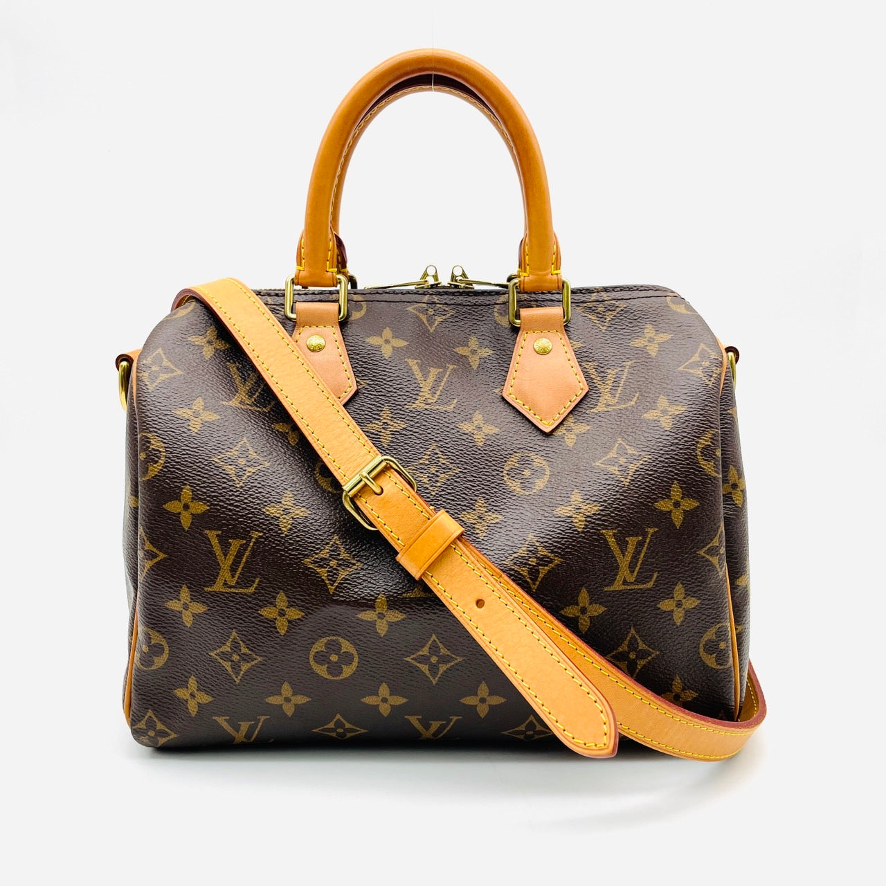 LOUIS VUITTON Monogram Speedy Bandouliere 25