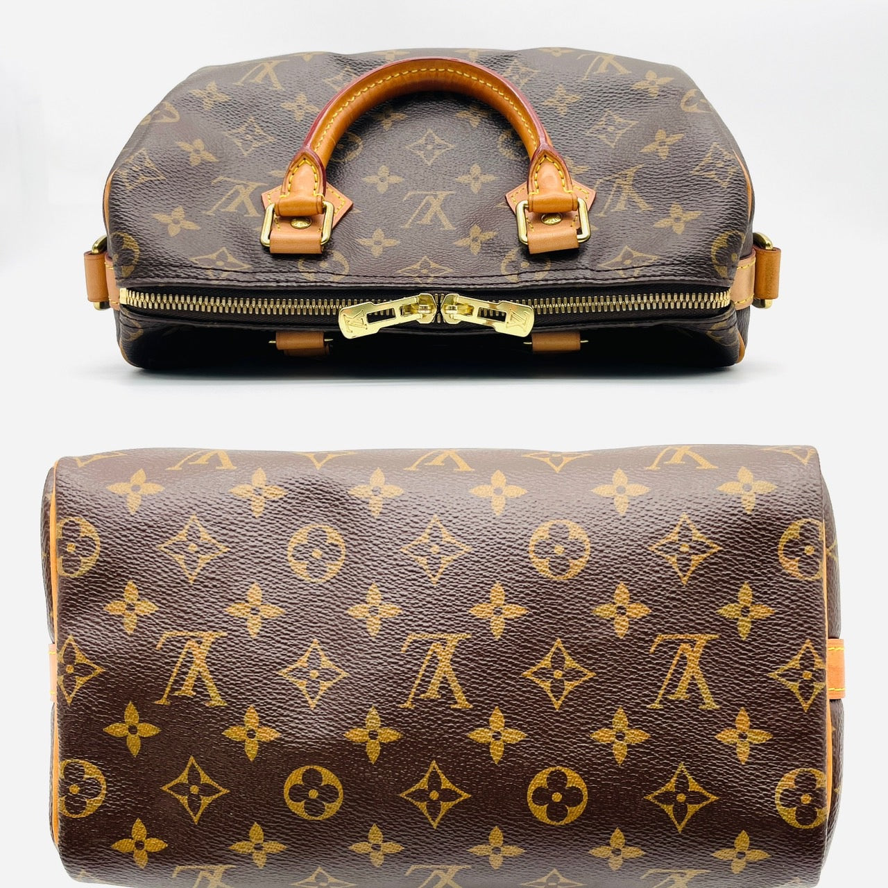 LOUIS VUITTON Monogram Speedy Bandouliere 25