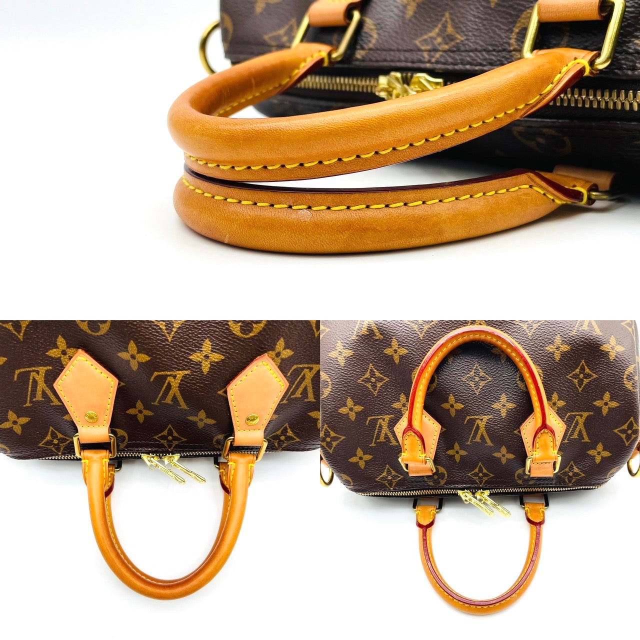 LOUIS VUITTON Monogram Speedy Bandouliere 25