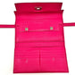 HERMES Kelly Wallet Long Chevre Rose Tyrian □L