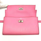 HERMES Kelly Wallet Long Chevre Mysore Rose Azalee □N