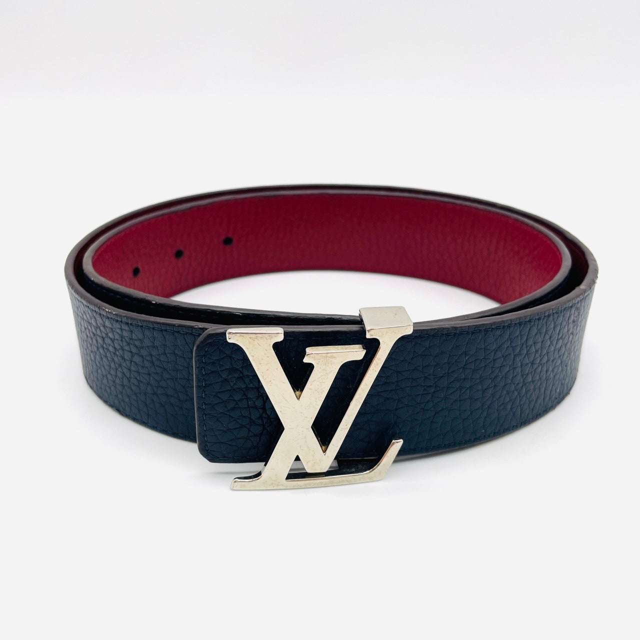 LOUIS VUITTON Monogram Santure LV Initiative Belt