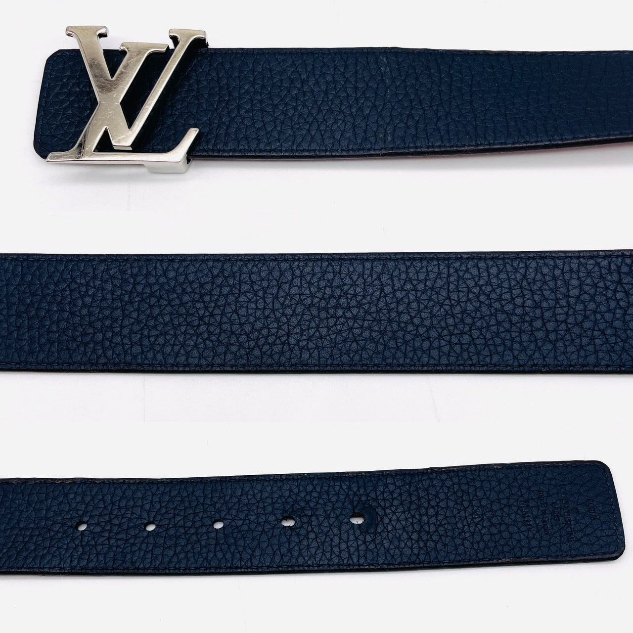 LOUIS VUITTON Monogram Santure LV Initiative Belt