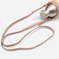 FENDI Drink holder Mouton pink bottle shoulder bag