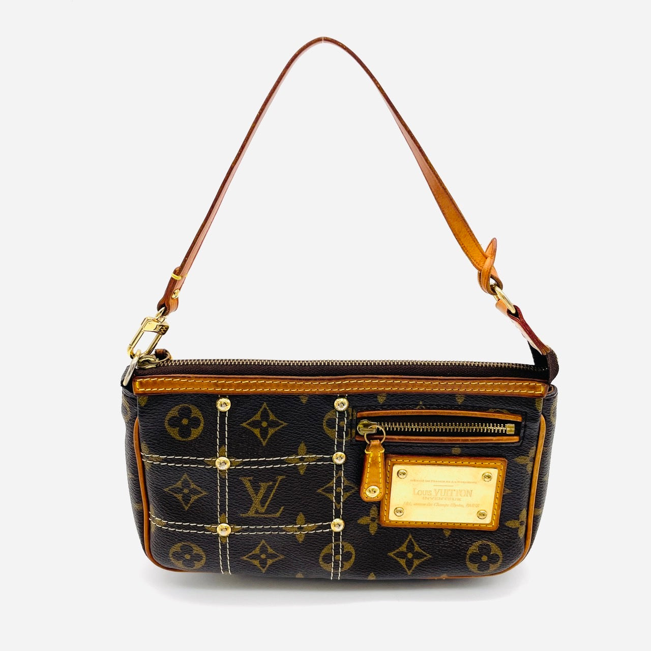 LOUIS VUITTON Monogram Rivette Pochette Accessoire Pouch