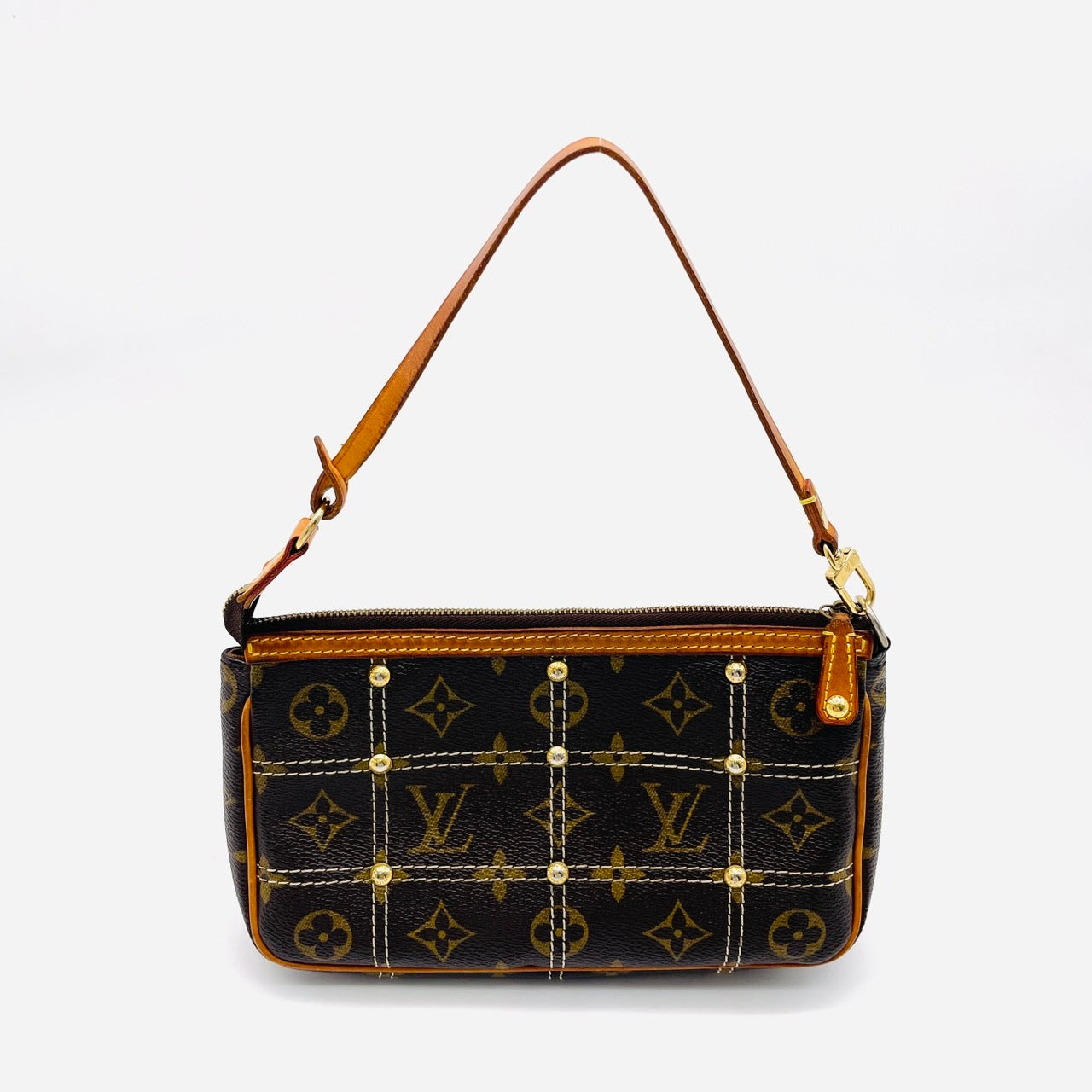 LOUIS VUITTON Monogram Rivette Pochette Accessoire Pouch