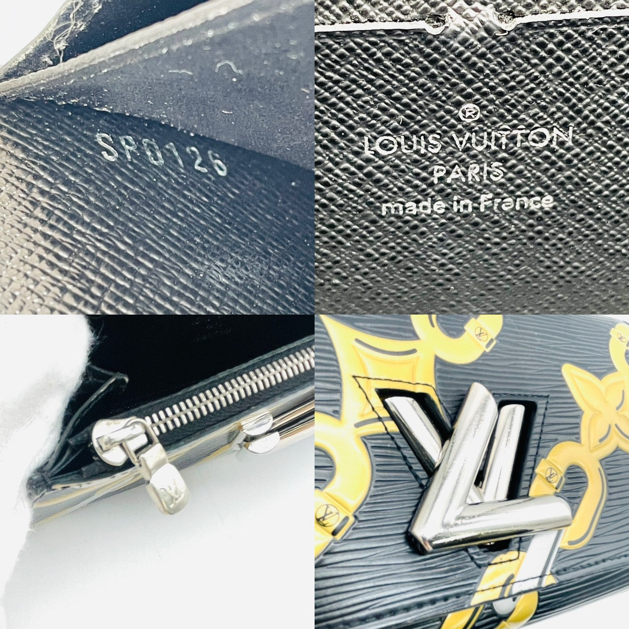 LV Twist Chain Pattern Shoulder Bag