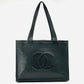 CHANEL Coco Mark Caviar Skin Tote Bag