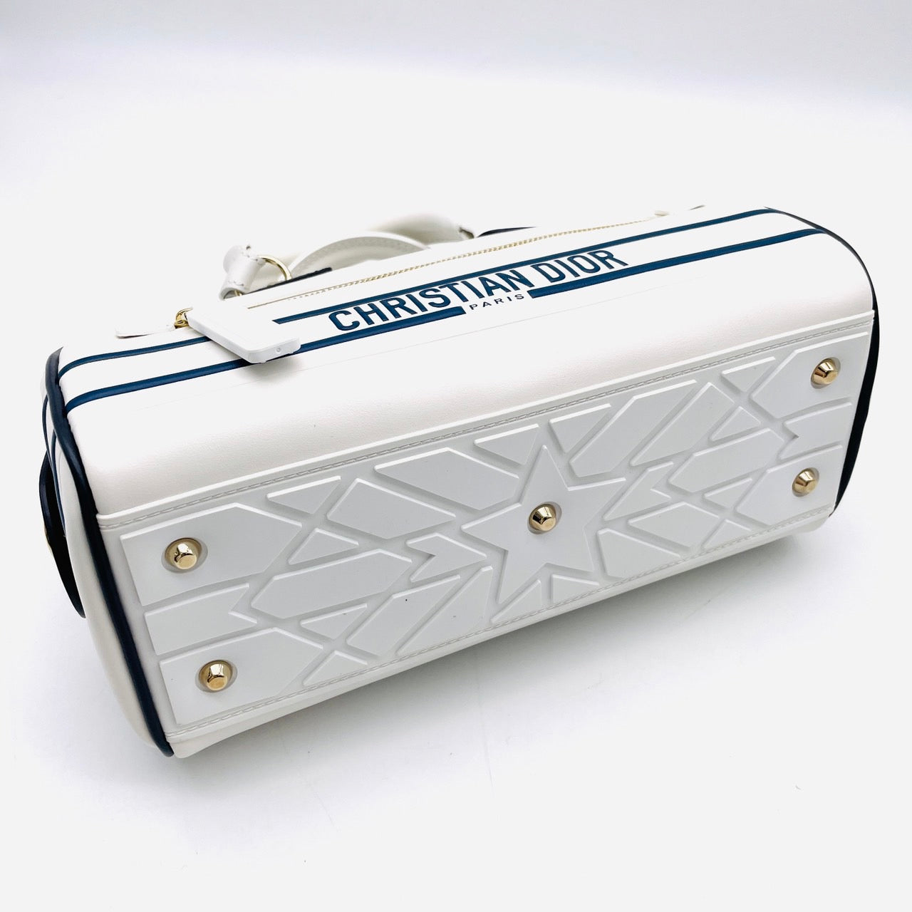 Dior Vibe 2-way Bowling Bag White