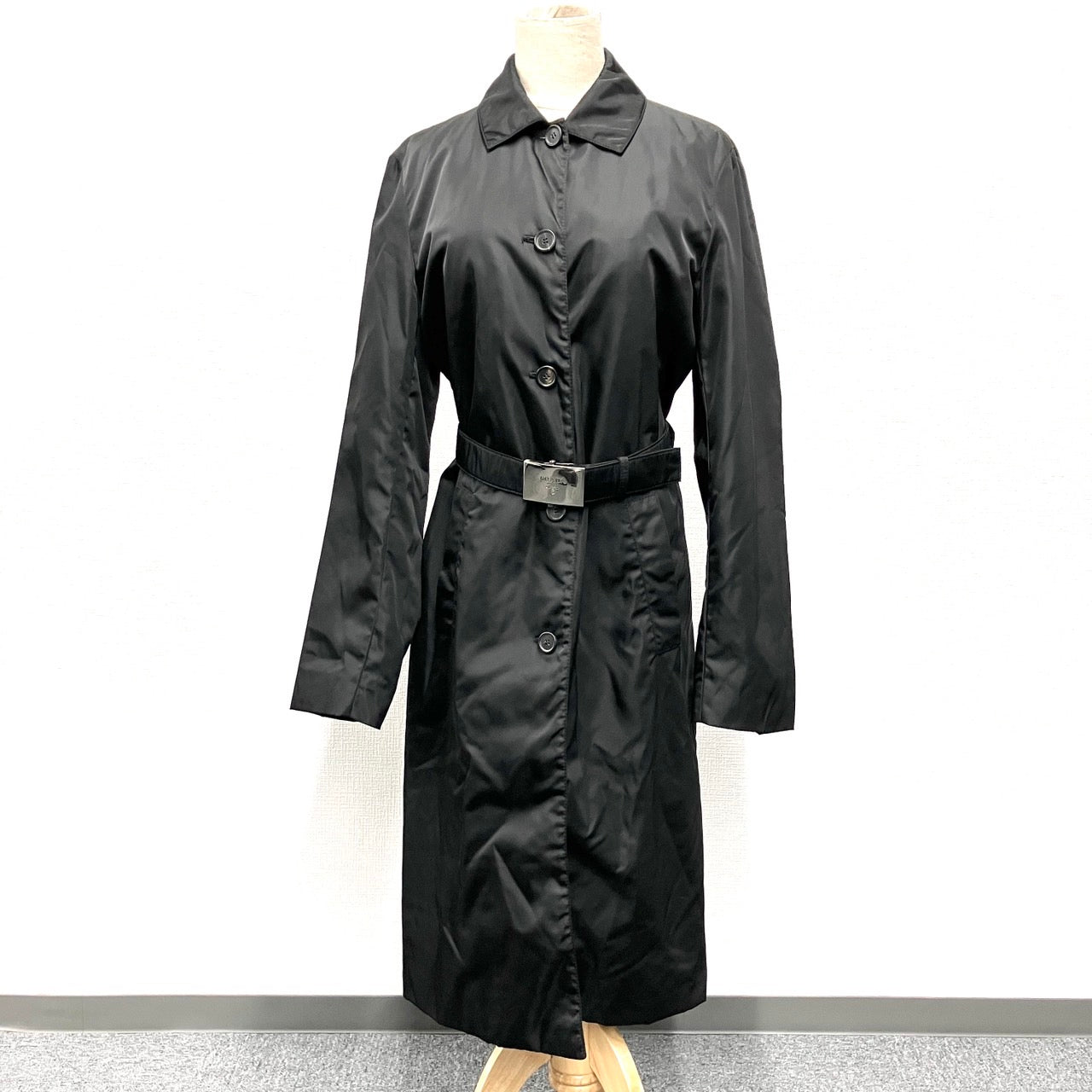 PRADA Nylon Belted Coat