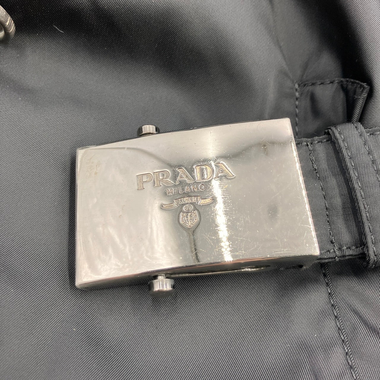 PRADA Nylon Belted Coat