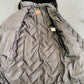 MONCLER Down coat fox fur black