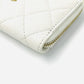 CHANEL Caviar Skin Fragment Coin Purse White