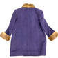 BURBERRYS Fur Coat Purple Women