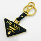 PRADA Key Charm Black Gold
