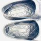 CHANEL Leather Flat Shoes Black 37 1/2