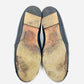 CHANEL Leather Flat Shoes Black 37 1/2