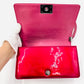 CHANEL BOY CHANEL Enamel 2Way Metallic Red
