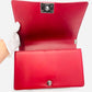 CHANEL BOY CHANEL Leather 2Way Red Handbag