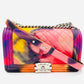 CHANEL BOY CHANEL Leather 2Way Gradation Color Handbag
