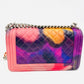CHANEL BOY CHANEL Leather 2Way Gradation Color Handbag