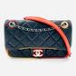 CHANEL Matrasse Colorful Stitching Chain Shoulder Bag Lambskin