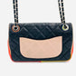 CHANEL Matrasse Colorful Stitching Chain Shoulder Bag Lambskin