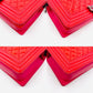 CHANEL BOY CHANEL Enamel 2Way coral red
