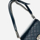 CHANEL BOY CHANEL Leather 2 Way Black Chain Shoulder Bag