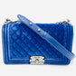 CHANEL BOY CHANEL Velvet blue