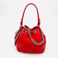 Chanel Mattrase 2 Way Chain Red Shoulder Bag