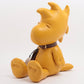 COACH Wood Stock Stuffed Animal Leather Model Yellow