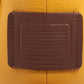 COACH Wood Stock Stuffed Animal Leather Model Yellow