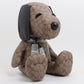 COACH Snoopy Stuffed Animal  PVC&Leather Model Brown