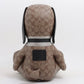 COACH Snoopy Stuffed Animal  PVC&Leather Model Brown