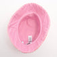 BURBERRY TB Logo Bucket Hat Pink Logo Women's Size M57cm Velour