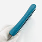 HERMES Dogon Wallet Blue Silver Hardwere