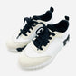 HERMES Bouncing Sneakers 36.5 White Black