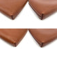 CELINE Chain Pouch Leather Brown Vintage
