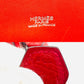 Hermes Bollide Handbag Red Leather