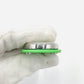 FENDI Logo Green Silver Key Holder