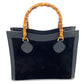 GUCCI Bamboo Black Hand Bag